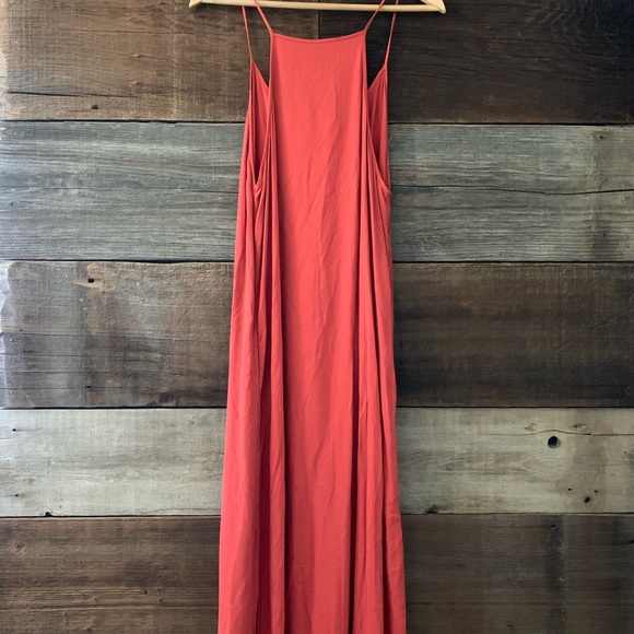 NWT NOMAD Rust Orange Button-Down Sheath Maxi Tank Dress - Picture 5 of 9